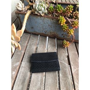 Metal Polka Dot Tri-Fold Wallet